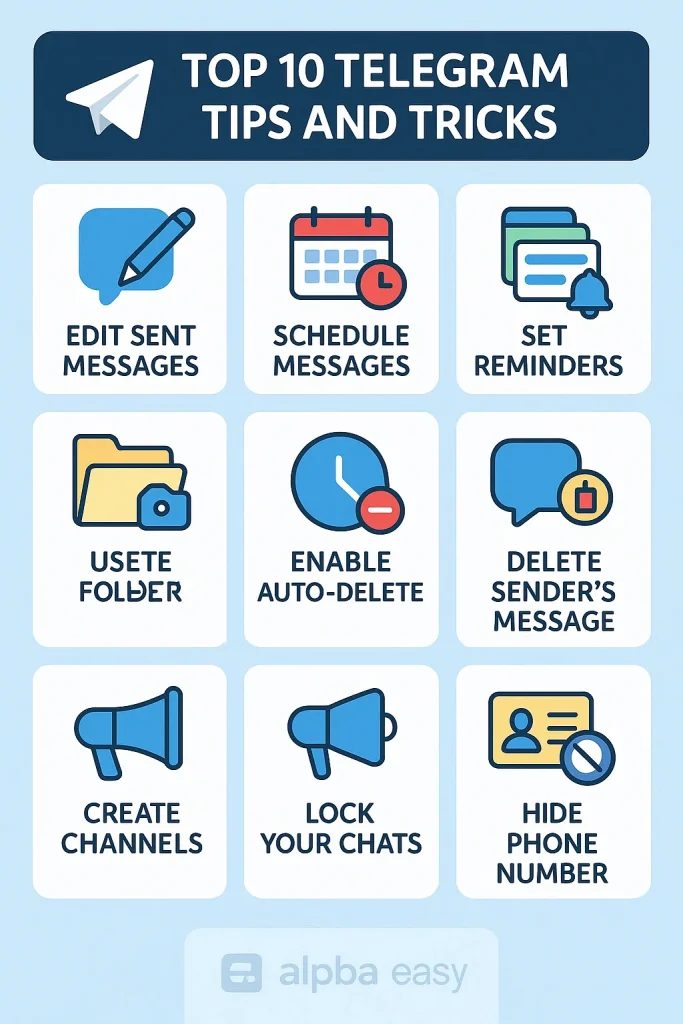 Top 10 Telegram Tips and Tricks