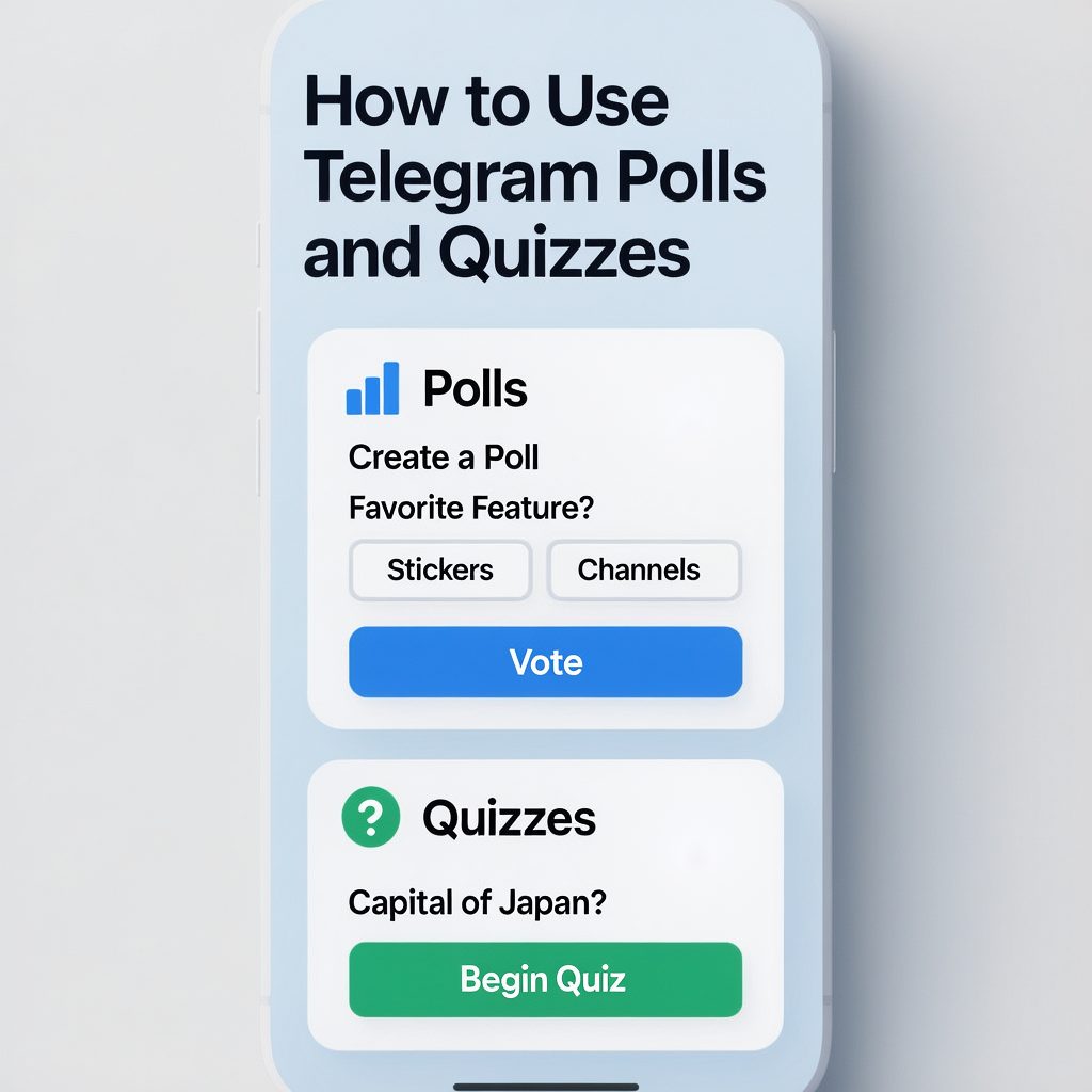 Telegram Polls and Quizzes