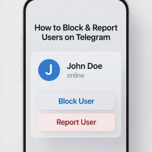 Block and Report Users on Telegram