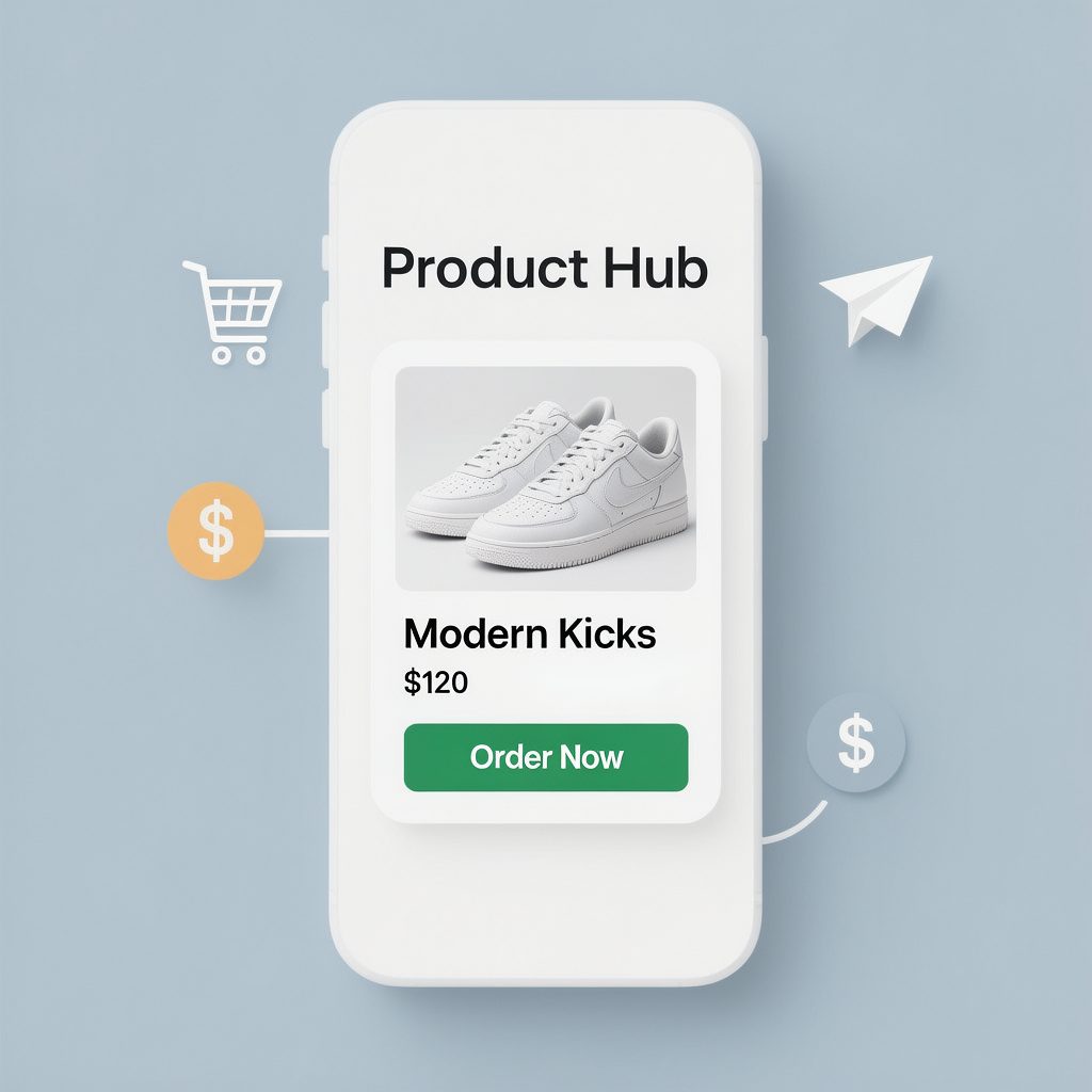 Sell Products on Telegram Channel